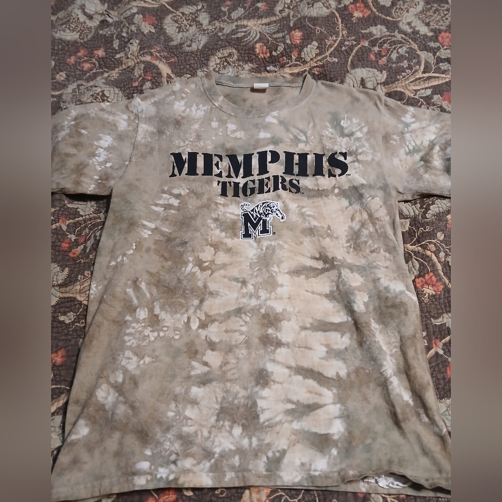 Memphis Tigers Tie-Dye T-Shirt. Adult‎ S